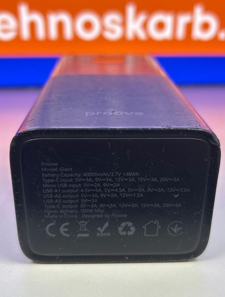 Дешево Proove giant 40000mah 100w з ломбарду