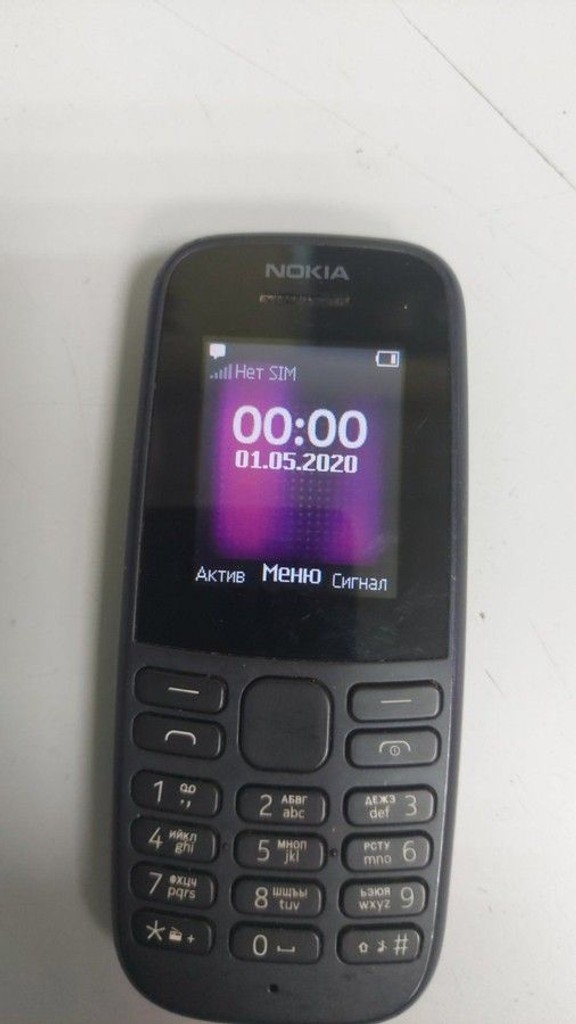 Купить Nokia 105 DS 2019 Blue (16KIGL01A01) Б/У