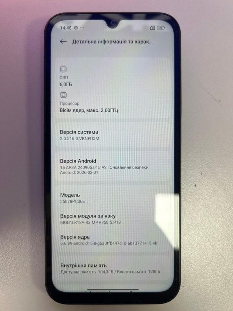 Poco c85 6/128gb Код:01-200963100. Изображение 5