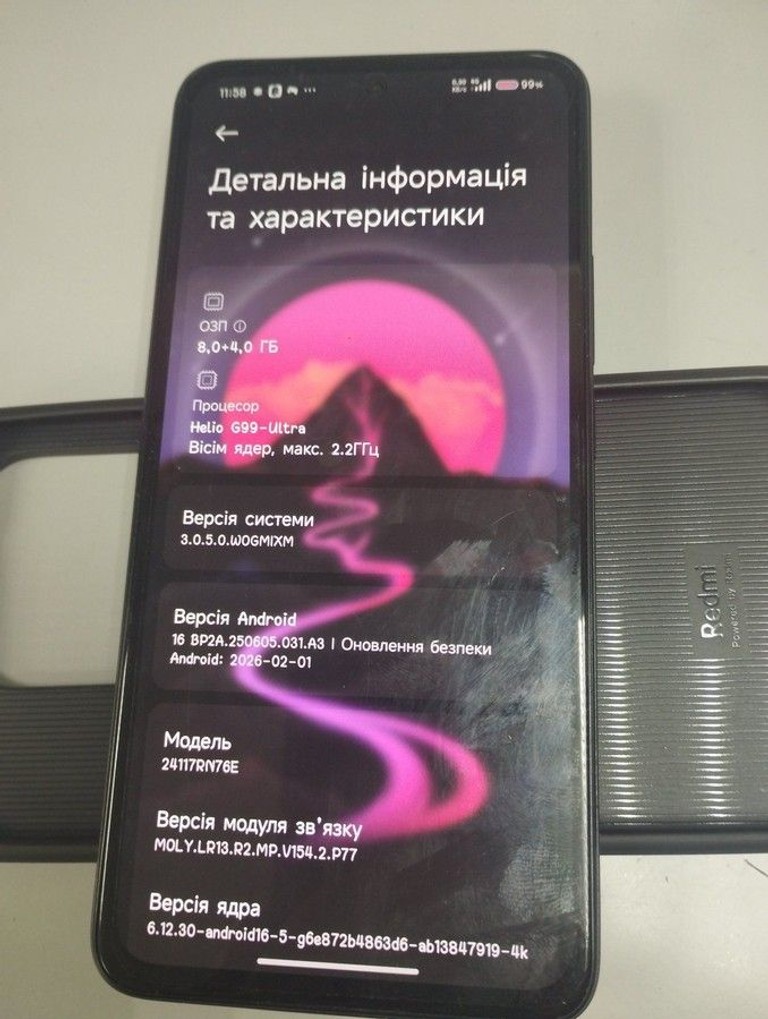 Оголошення Xiaomi redmi note 14 8/256gb Б/У