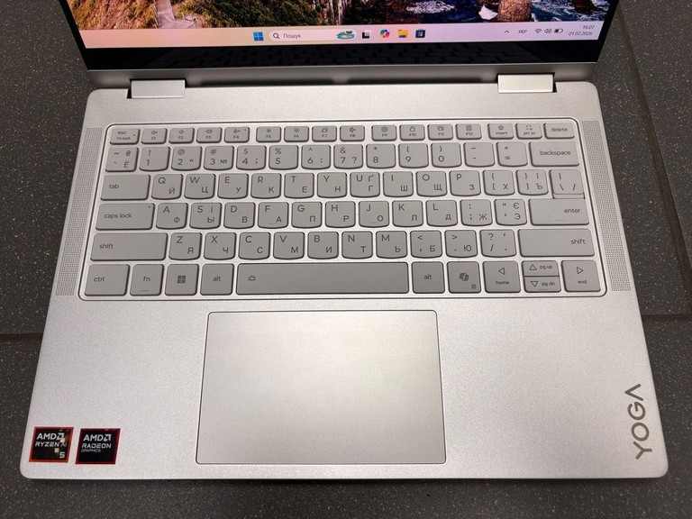 Розпродаж Lenovo yoga 7 2-in-1 14akp10 amd ryzen ai 5 340/ram 16gb/ssd 512gb/amd radeon 840m, продавець Техноскарб