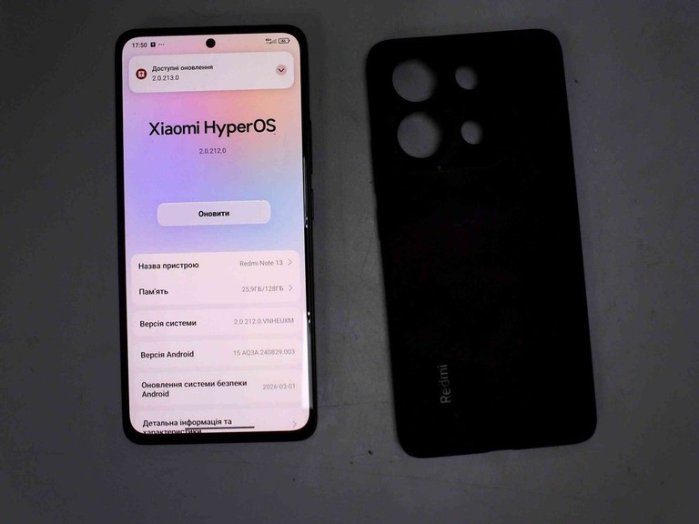 Объявление Xiaomi redmi note 13 4g 6/128gb Б/У