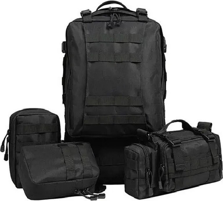 Дешиво  Backpack Чорний,Зелений та Піксельний с ломбарда