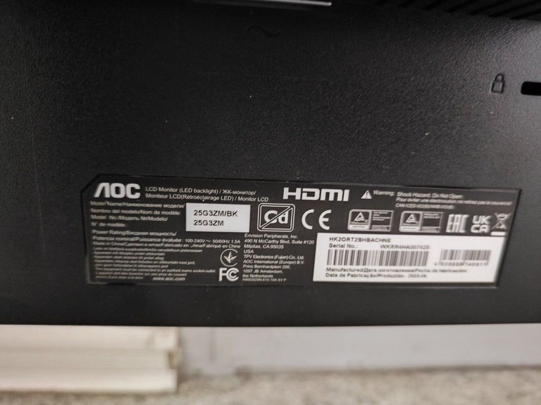 Дешиво Aoc 25G3ZM/BK с ломбарда