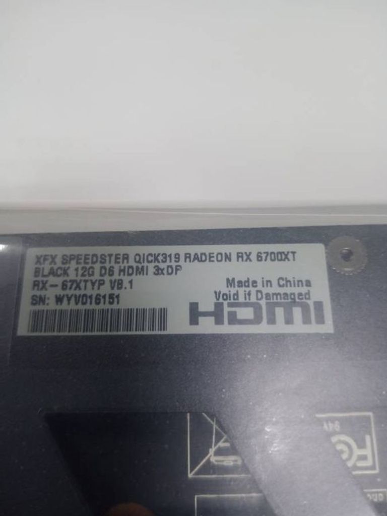 Розпродаж xtx radeon rx6700xt 12 gb quick 319, продавець Техноскарб