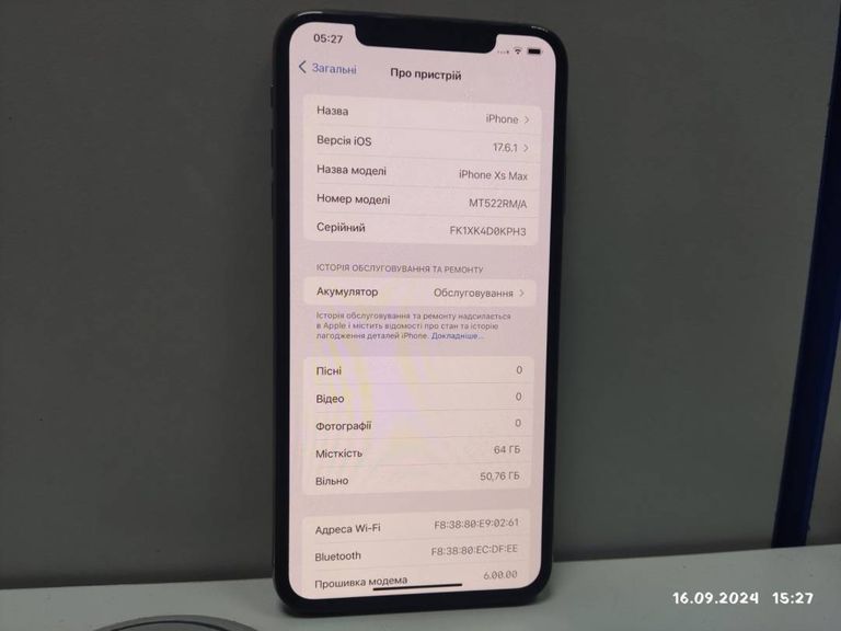 Apple iphone xs max 64gb