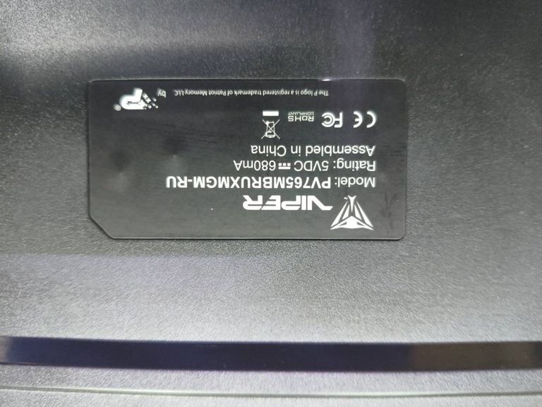 Дешиво Patriot viper v765 mechanical rgb gaming kailh box с ломбарда