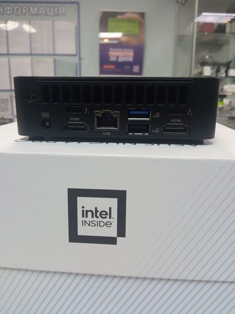 Объявление Asus nuc 14 pro/14rvk/ intel core 3 100u/16 gb ddr5/ssd 256 gb/інтегрован Б/У