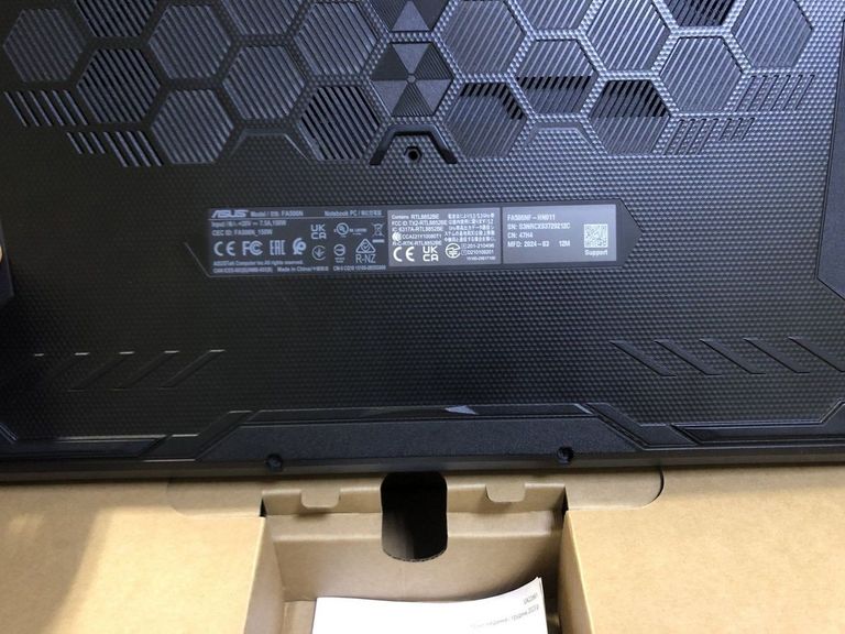 Объявление Asus 15/ryzen 5 7535hs ddr5/16gb ddr5/hdd *відсутній/ssd 512 gb/geforce rtx2050 4gb Б/У