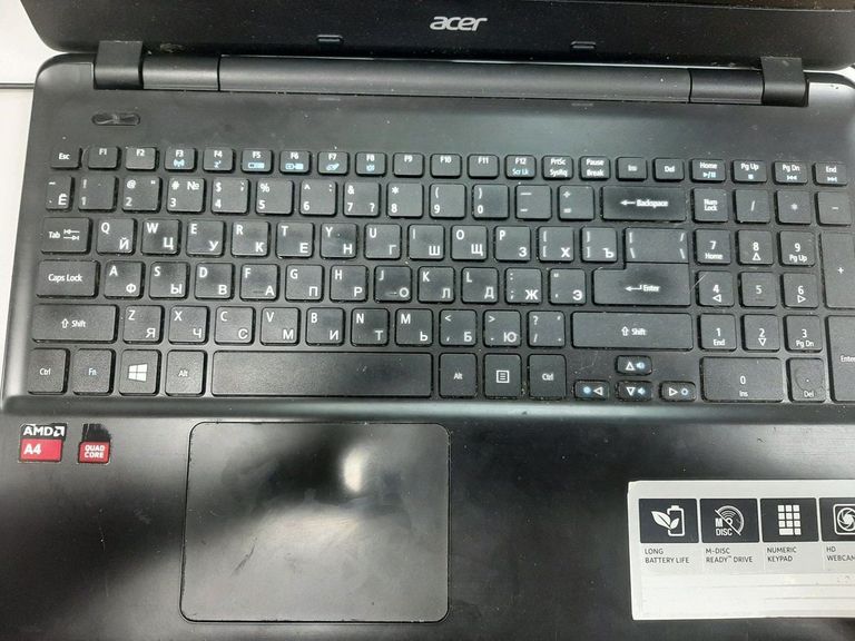 Оголошення Acer 15/amd a4 6210 ddr3/4gb ddr3/hdd 500 gb/ssd *відсутній/*інтегрована Б/У