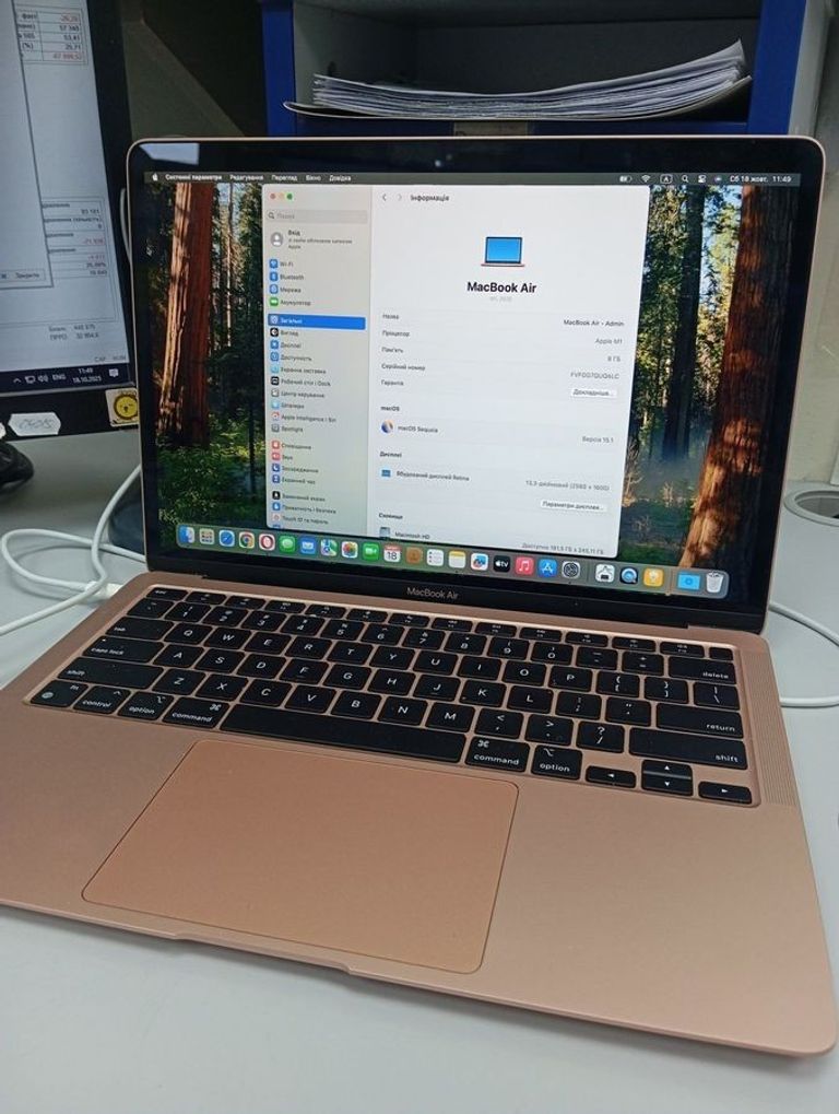 Объявление Apple a2337/m1 7-core gpu/ram8gb/ssd256gb/retina, truetone Б/У