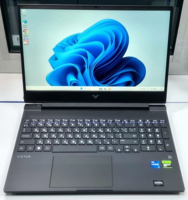 Купить Hp 15/core i5-12450h ddr5/16gb ddr5/hdd *відсутній/ssd 512 gb/geforce rtx3050 4gb Б/У