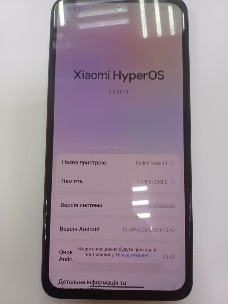 Xiaomi redmi note 14 8/256gb Код:01-200830072. Зображення 5