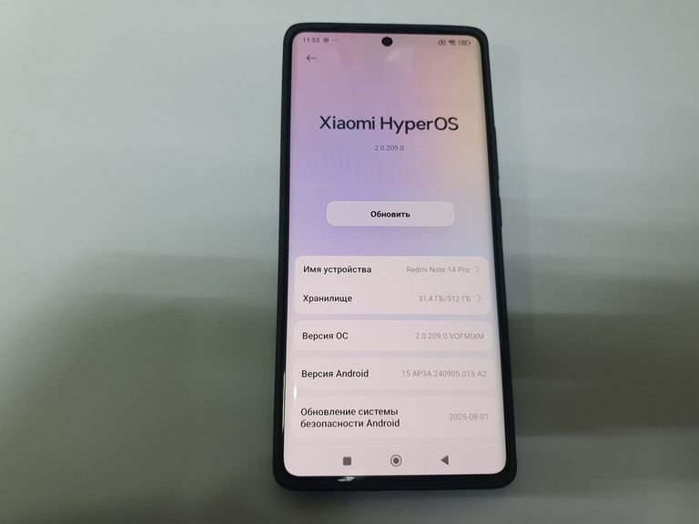 Купити Xiaomi redmi note 14 pro 12/512gb Б/У