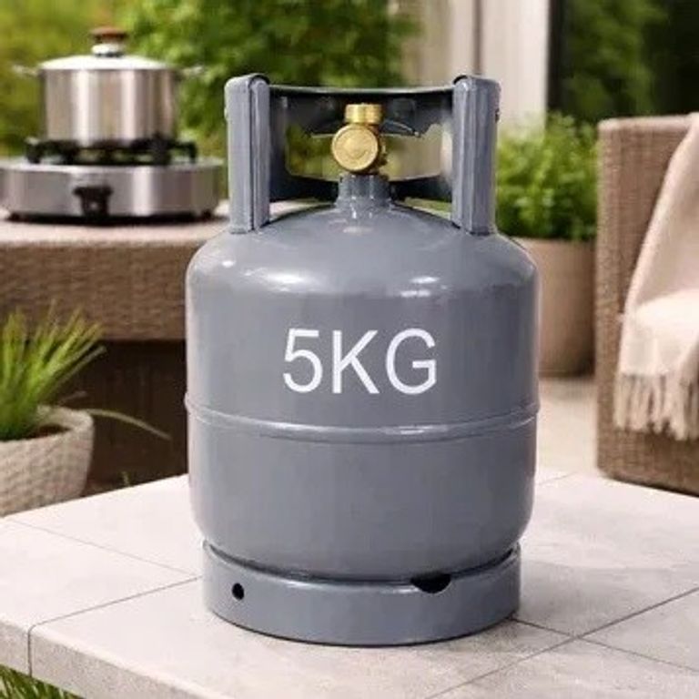 Купити Balloon 12 л з вітрозахистом 5 кг, Сірий Б/У