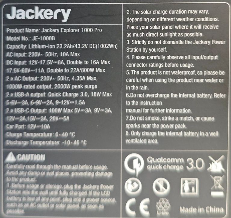 Jackery Explorer 1000 PRO Код:01-200876480. Изображение 11