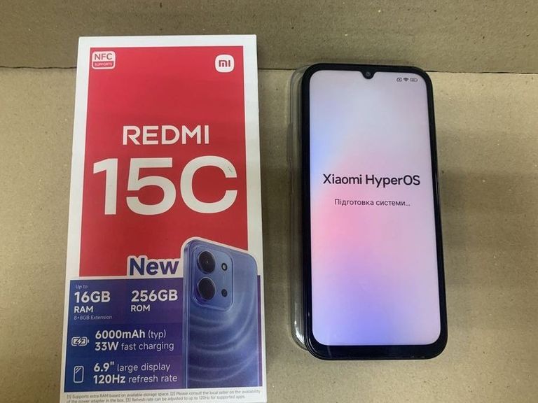 Оголошення Xiaomi redmi 15c 4g 8/256gb Б/У