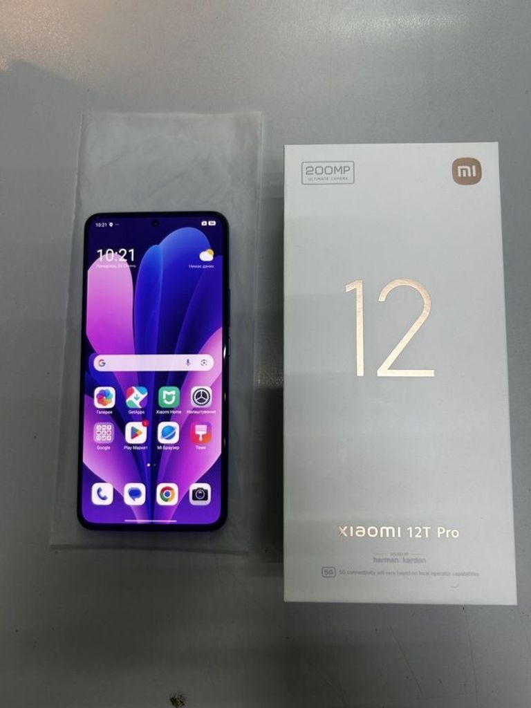 Дешево Xiaomi 12T Pro 12/256GB Black з ломбарду