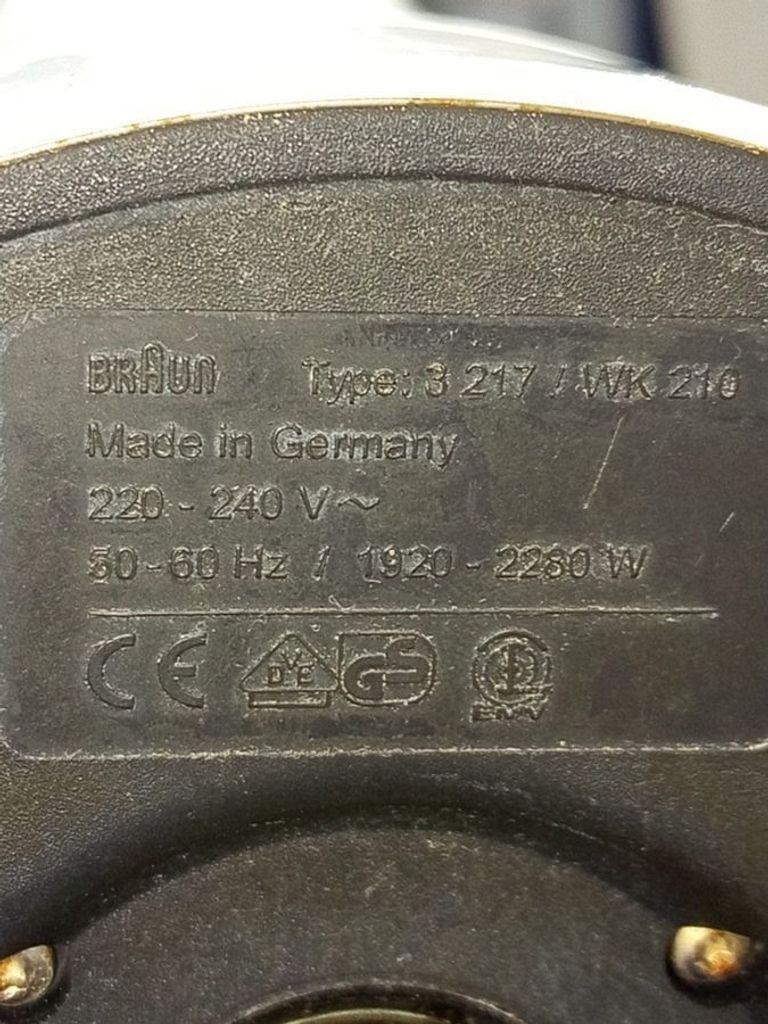 Дешиво Braun wk 210 с ломбарда