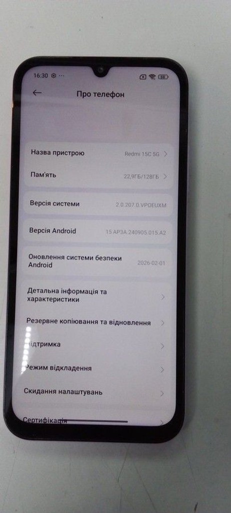 Xiaomi Redmi 15C 5G 4/128GB Midnight Black Код:01-200941105. Зображення 5