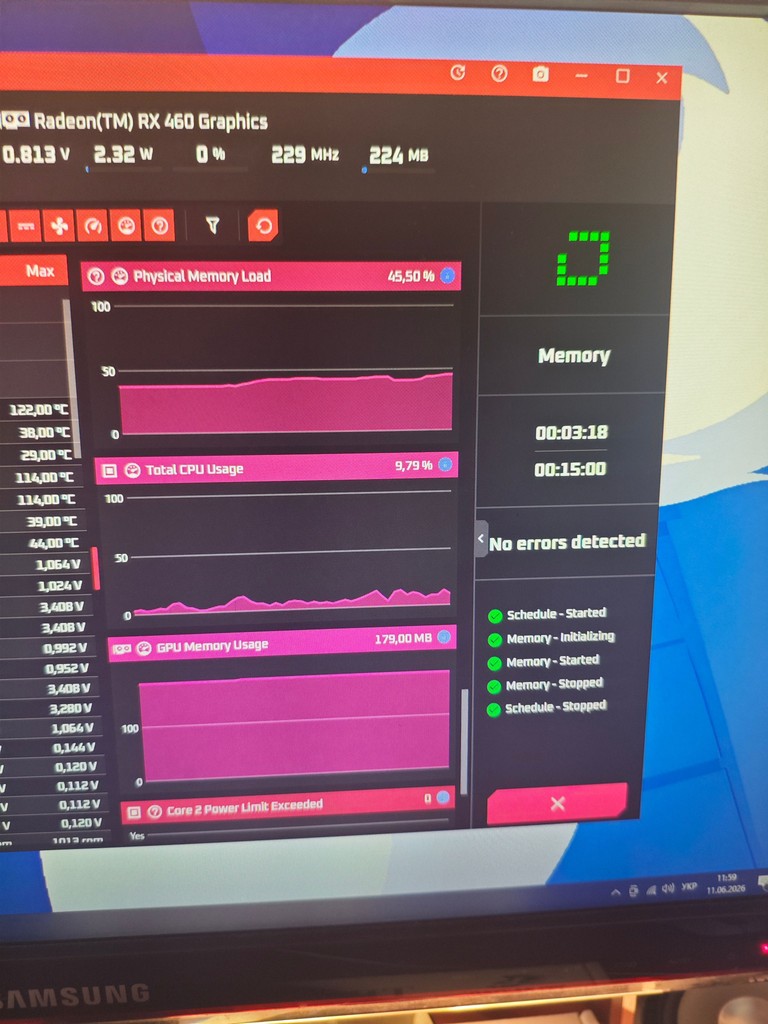 Дешиво DDR3 4 gb x 2 1600 мгц с ломбарда