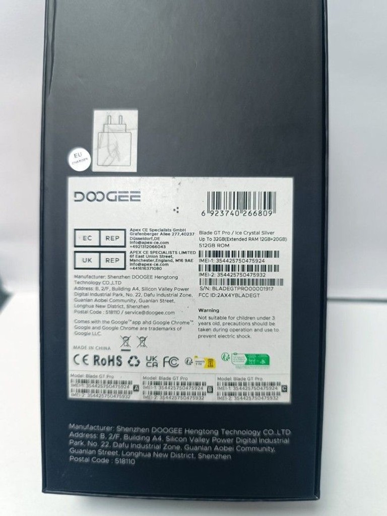 Doogee Blade GT Pro 12/512GB Black Код:01-200997924. Зображення 9