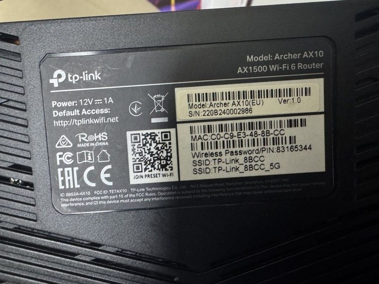 Объявление Tp-link Archer AX10 Б/У