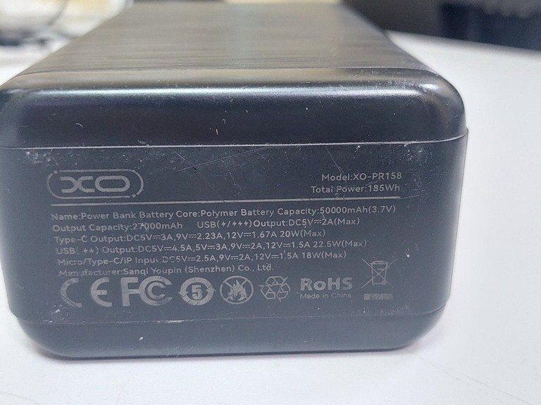 Дешево Xo PR158 50000mAh 22.5W Black з ломбарду