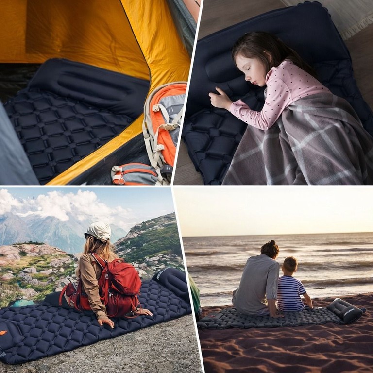 Дешево Mattress туристичний з подушкою 190x60x5см з чохлом з ломбарду