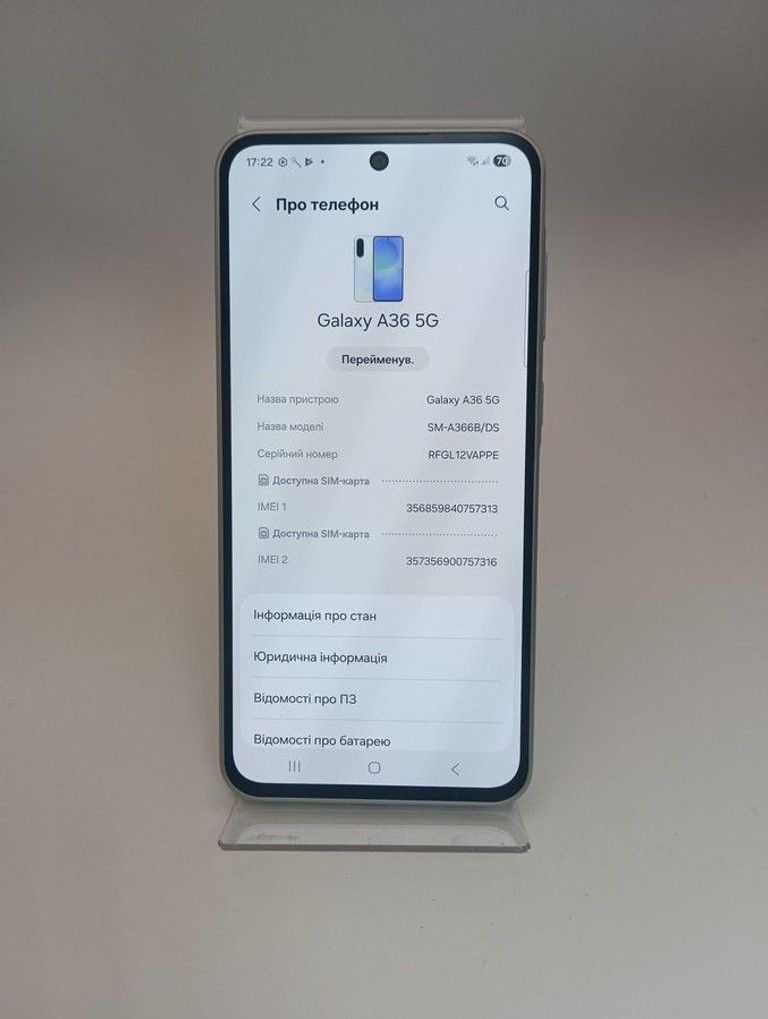 Samsung galaxy a36 5g 8/256gb Код:01-201066025. Зображення 8