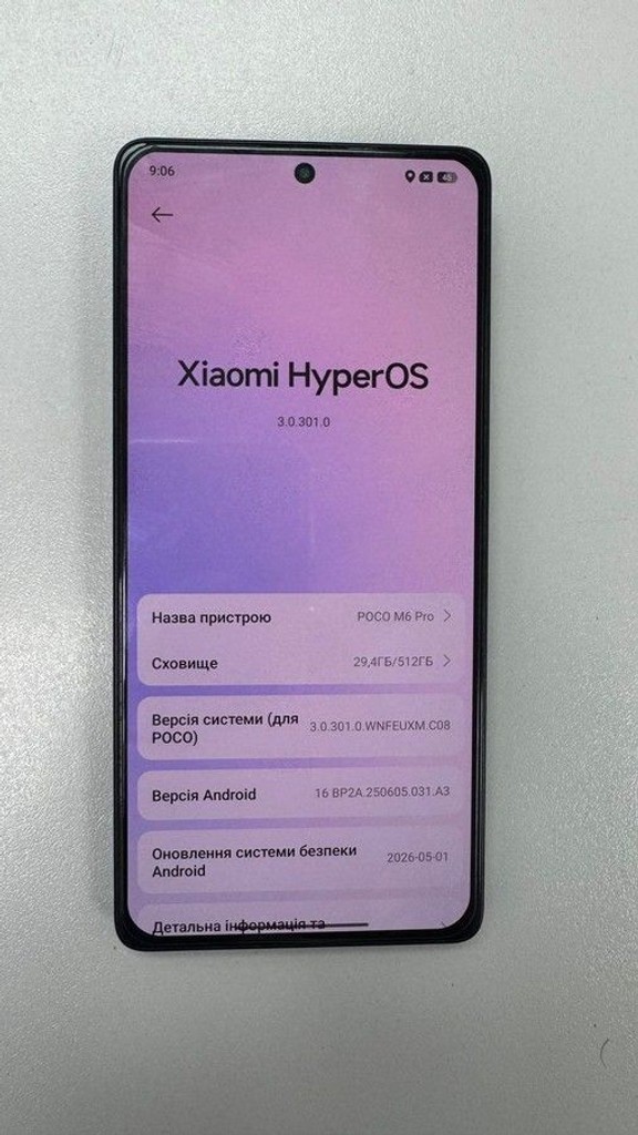 Купити Xiaomi Poco M6 Pro 12/512GB Black Б/У