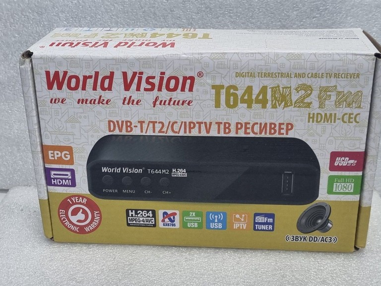 Купить World vision T644D2 FM Б/У