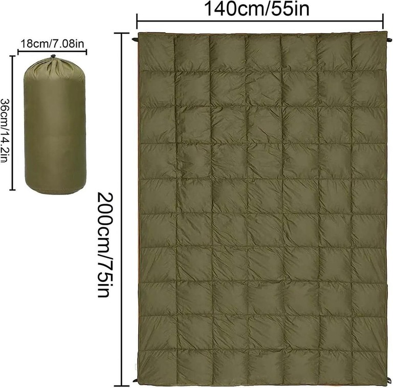 Дешиво Down duvet 200x140 см для туризму та походів с ломбарда