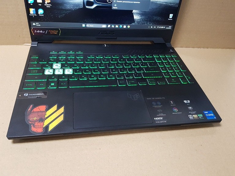 Объявление Asus 15/core i5-12500h ddr5/16gb ddr5/hdd *відсутній/ssd 512 gb/geforce rtx3050 4gb Б/У