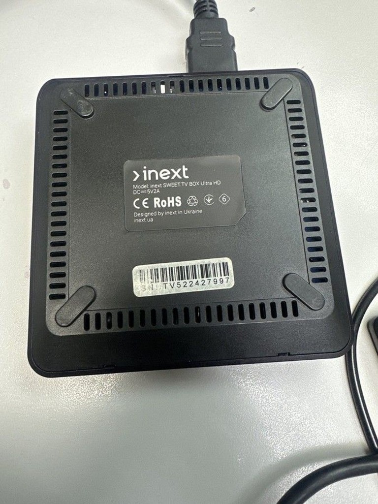 Оголошення Inext sweet.tv box ultra hd 1/8 gb Б/У