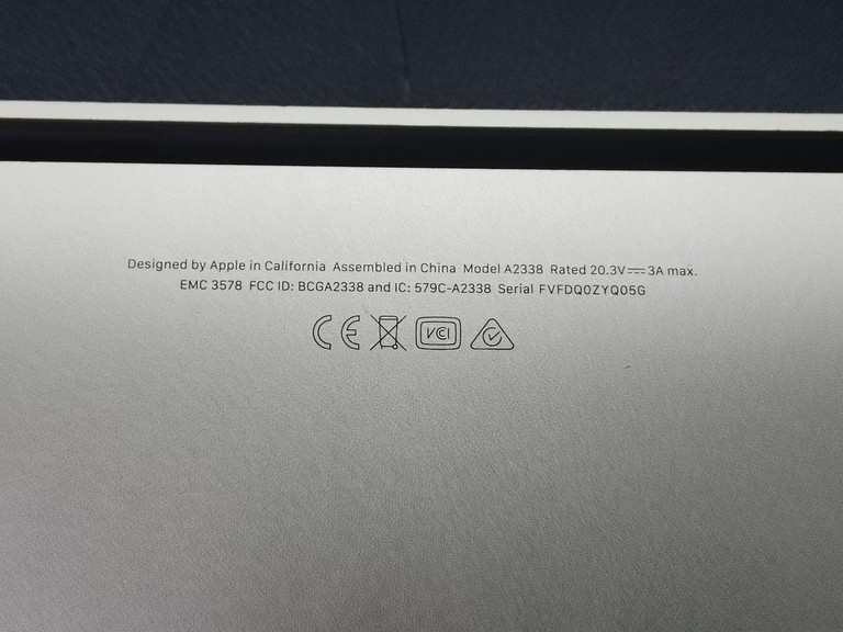 Дешево Apple a2338 macbook pro 13,3" m1 8-gpu/ ram8gb/ ssd256gb/ retina, truetone, touch bar з ломбарду