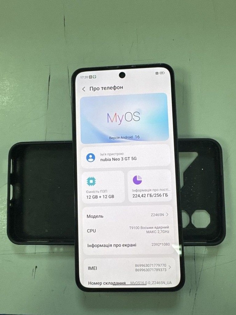 Купить Zte Nubia Neo 3 GT 5G 12/256GB Gray Б/У
