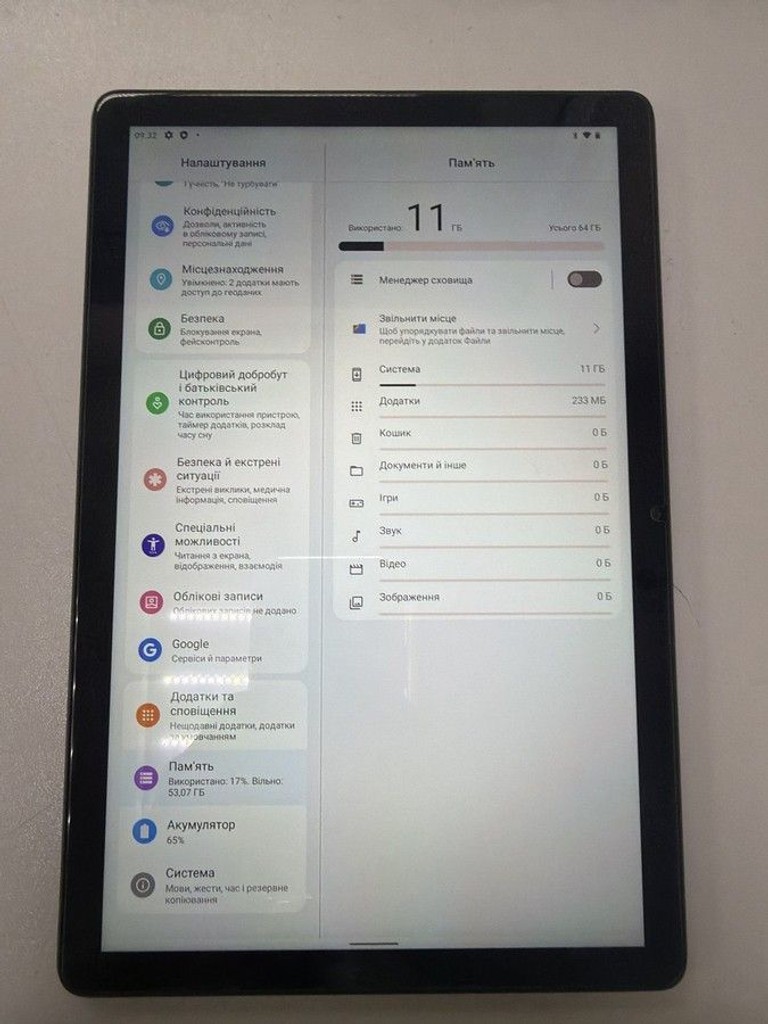 Объявление Lenovo tab m10 tb328fu 4/64gb Б/У