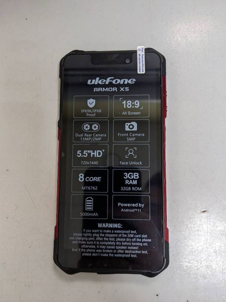 Оголошення Ulefone armor x5 3/32gb Б/У