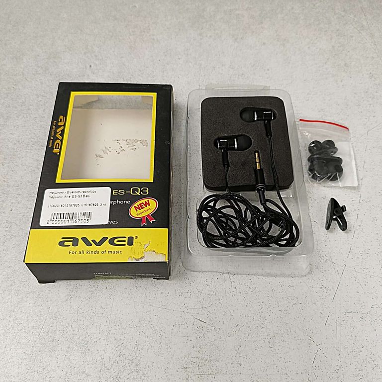 Объявление Awei ES-Q3 Black Б/У