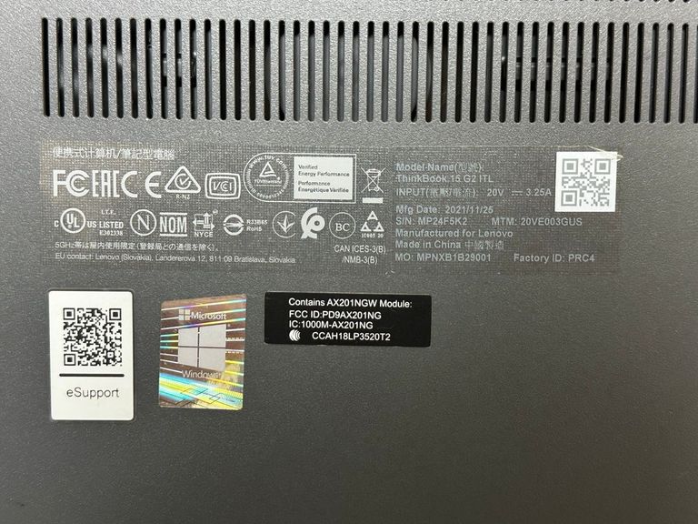 Lenovo єкр. 15,6/ core i5-1135g7 2,4ghz/ ram8gb/ ssd256gb/ iris xe Код:01-200549741. Изображение 7