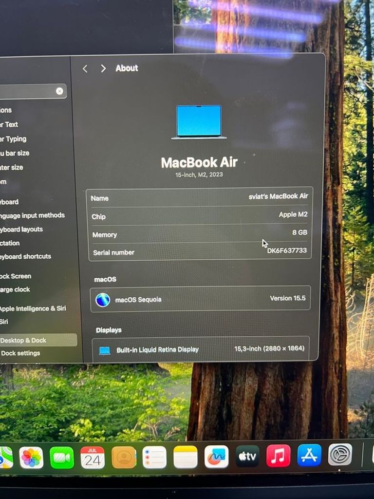 Apple Macbook Air a2337/ m1 8-cores/ gpu 8-cores/ ram8gb/ ssd256gb/ retina, truetone Код:01-200575301. Зображення 6