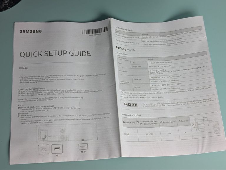 Рекламний вуличний дисплей Samsung OH24B 24" для роботи в режимі 24/7. НОВИЙ! Код:null. Зображення 10