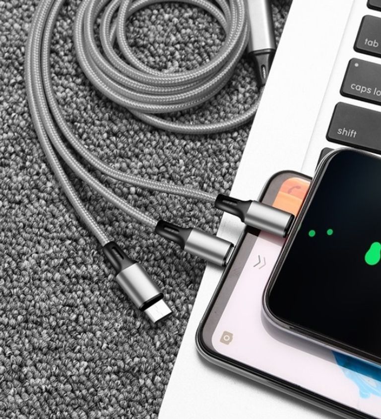 Объявление Кабель для зарядки и передачи данных 3 в 1 Новый Б/У