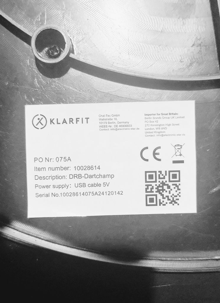 Klarfit Dartchamp Код:null. Зображення 4