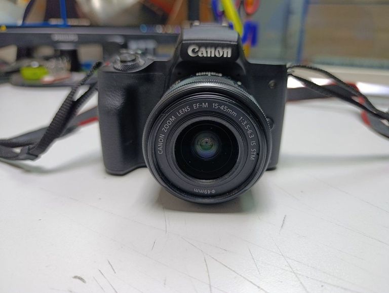 Оголошення Canon EOS R50 kit RF-S 18-45mm IS STM + RF-S 55-210mm IS STM Black (5811C034) Б/У