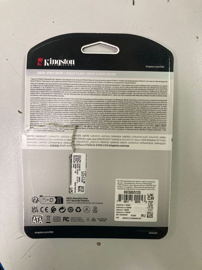 Объявление Kingston kc600 512 gb Б/У