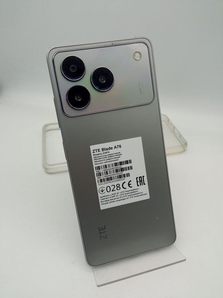 Объявление Zte Blade A76 4/128GB Gray Б/У