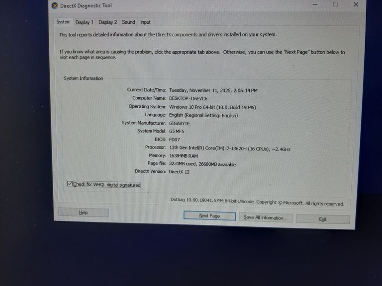Gigabyte 15/core i7-13620h ddr5/16gb ddr4/hdd *відсутній/ssd 240 gb/geforce rtx4050 6gb Код:01-200781958. Изображение 5