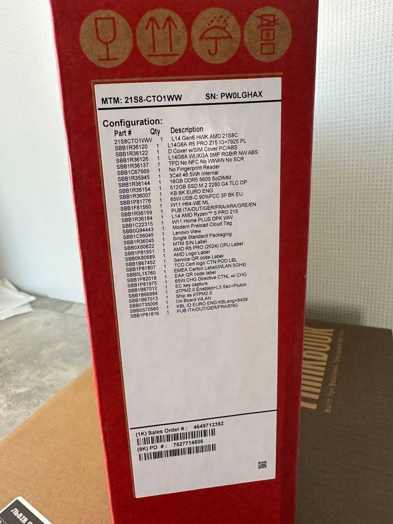 Объявление Lenovo ThinkPad L14 Gen 6 AMD Ryzen  Б/У